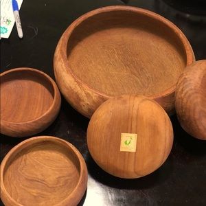 5 pc salad bowl set